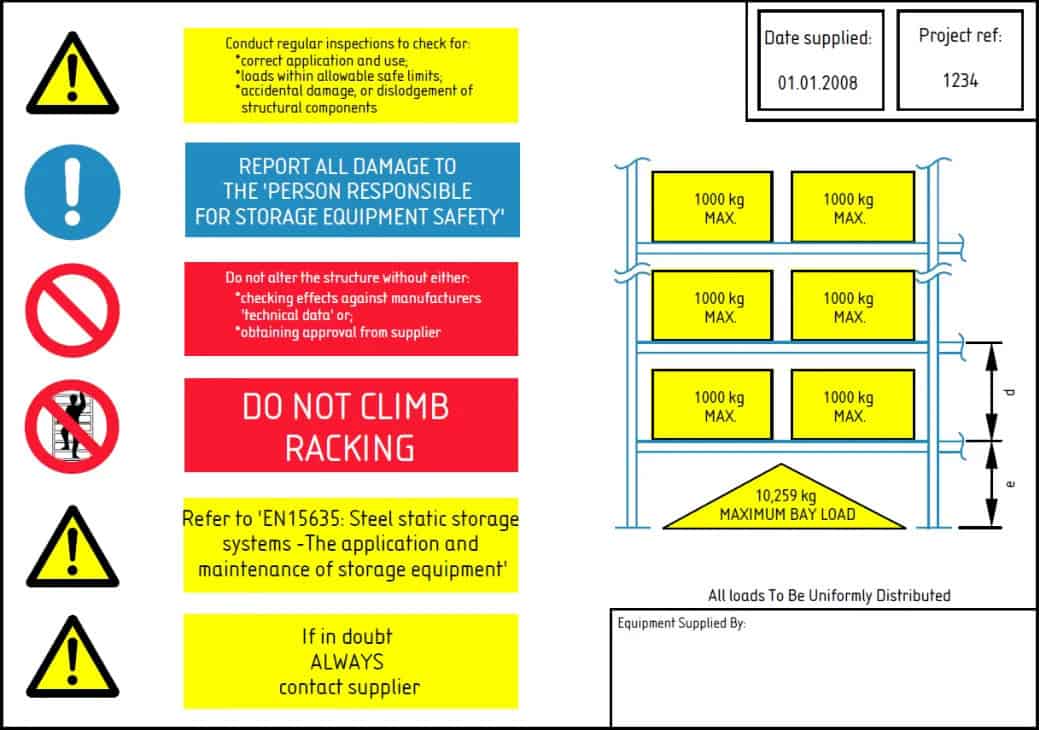 max load per pallet