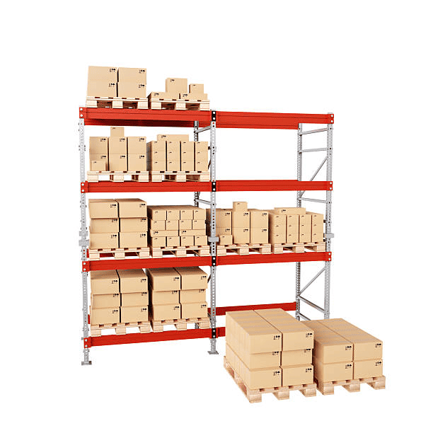 a selective pallet racking system