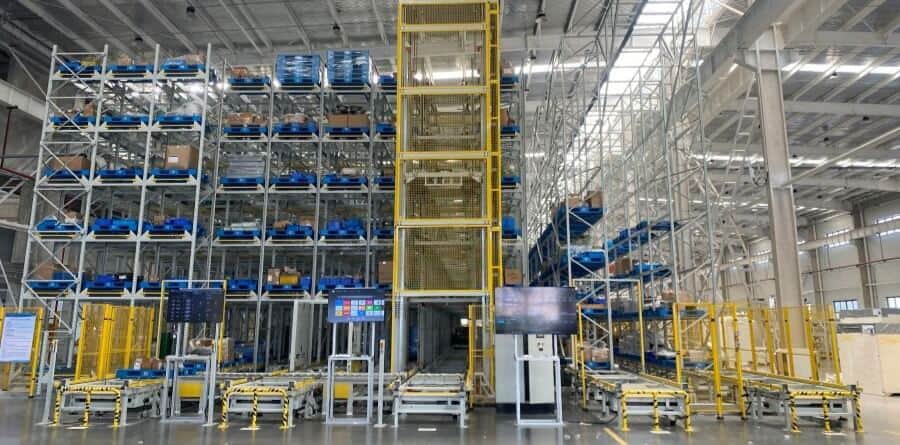 4 way pallet shuttle warehouse racking system
