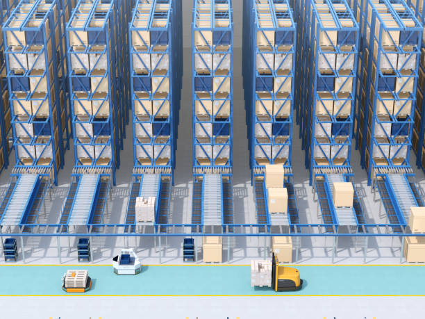 automated warehouse racking system