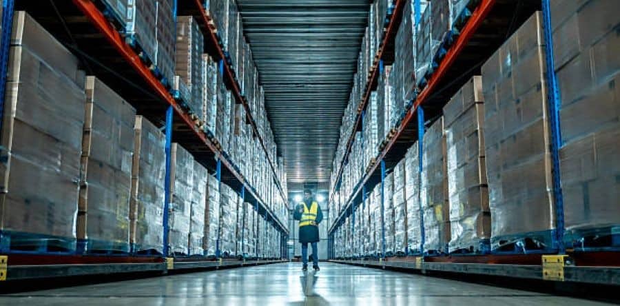 cold storage warehouse and racking