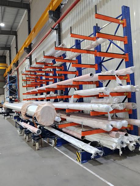 Indoor cantilever racking