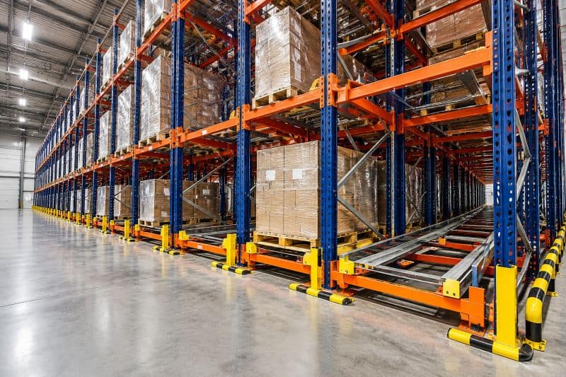 steel pallet shuttle racking system